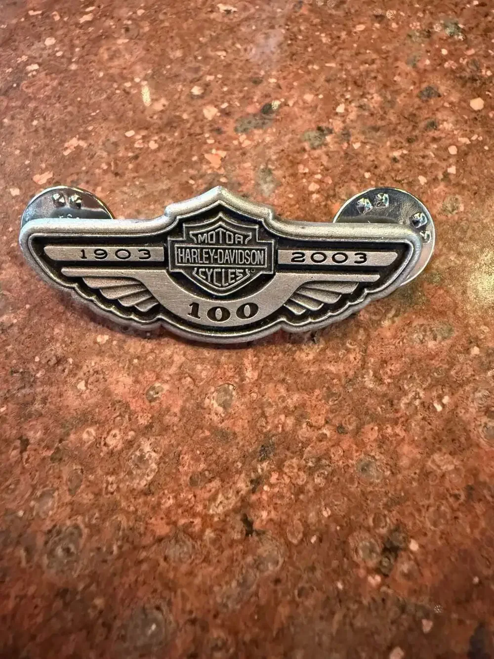 Harley-Davidson 1903-2003 100th Anniversary Limited Edition Wing Pin